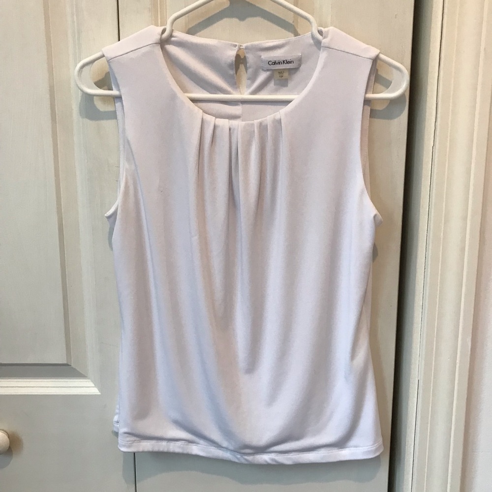 Calvin Klein white tank top